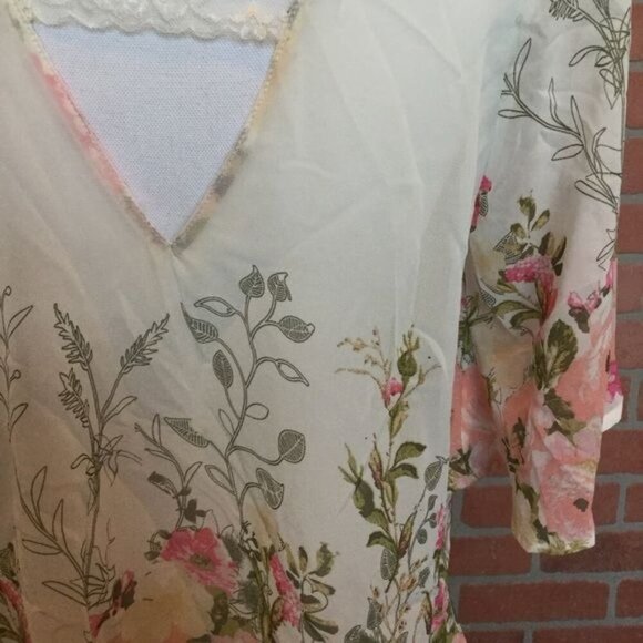 Almost Famous Flowy Floral Too Fairycore Size Medium M - Picture 7 of 9